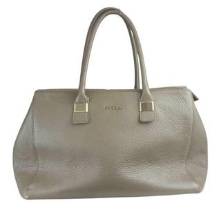 フルラ(Furla)のFurla フルラ ハンドバッグ レザー ハンド バッグ グレージュ系【中古】(ハンドバッグ)