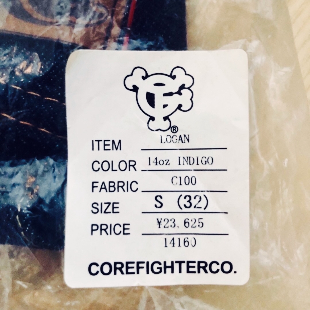 corefighter(コアファイター)の新品【RARE】未使用 デッドストック コアファイター ローガン デニム タグ付 メンズのパンツ(デニム/ジーンズ)の商品写真