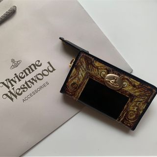 ヴィヴィアンウエストウッド(Vivienne Westwood)の新品 ヴィヴィアンウエストウッド フレーム エナメル 小銭入れ ３連キーケース(キーケース)