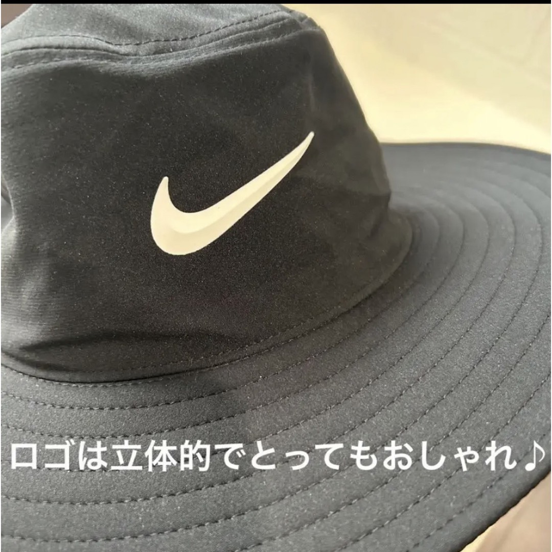 NIKE(ナイキ)の新品　M/L NIKE ゴルフハット　バケットハット　ブラック　ウィメンズ レディースの帽子(ハット)の商品写真