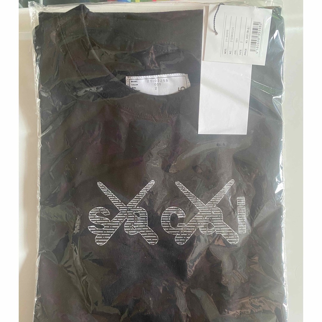 sacai x KAWS Print Tシャツ 会場限定 XL (ブラック)