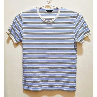 ユニクロ(UNIQLO)のユニクロ MEDIUM ポリエステル100％Tシャツ Sサイズ ボーダー柄(Tシャツ/カットソー(半袖/袖なし))