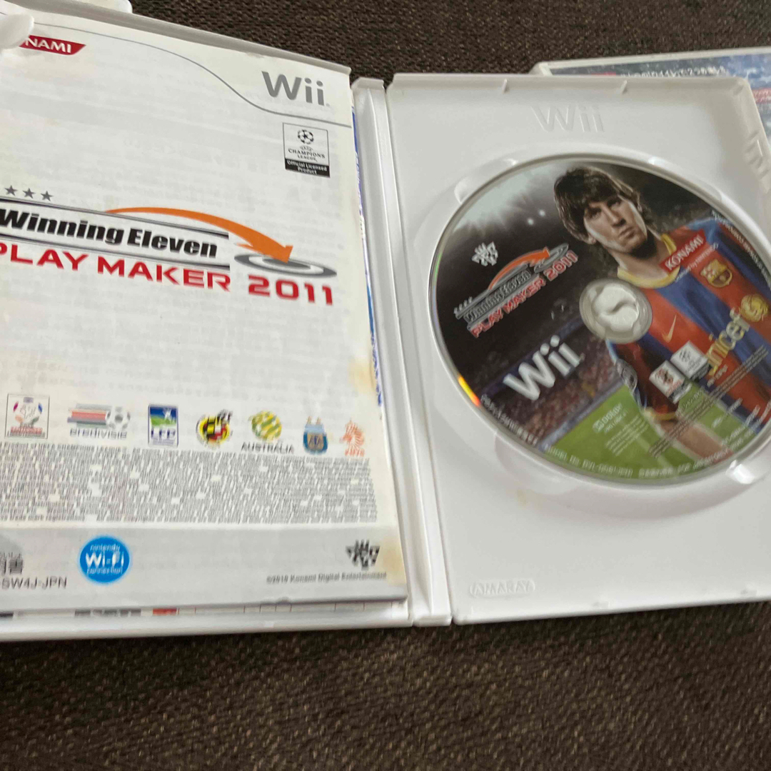 Wii(ウィー)のウイニングイレブン　wii 3点 エンタメ/ホビーのゲームソフト/ゲーム機本体(家庭用ゲームソフト)の商品写真