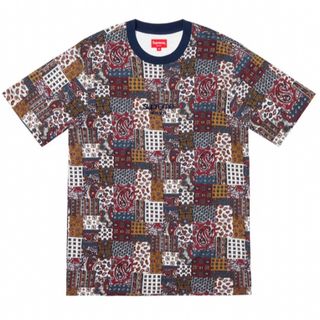 シュプリーム(Supreme)のsupreme patchwork paisley s/s top Mサイズ(Tシャツ/カットソー(半袖/袖なし))