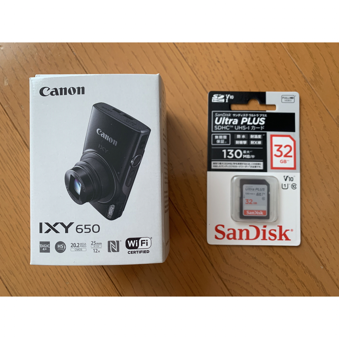 キャノン※値下げしました！【未使用】Canon IXY 650 SL +SDカード付き