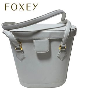 フォクシー(FOXEY)のFOXEY フォクシー　バニティーレザートートバッグ(ハンドバッグ)