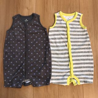 ベビーギャップ(babyGAP)のbaby Gap パイル地ノースリーブロンパース(ロンパース)