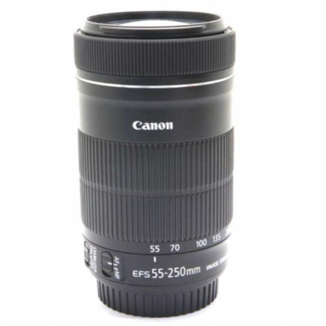 キヤノン EF-S 55-250mm IS STM 望遠レンズ スマホ/家電/カメラのカメラ(レンズ(ズーム))の商品写真