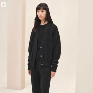 エルメス(Hermes)のエルメス　カーディガン 《H》モチーフ　36(カーディガン)