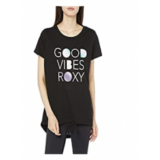 ロキシー(Roxy)の【ロキシー] Tシャツ GOOD VIBES レディース(トレーニング用品)
