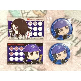 東京リベンジャーズ　場地圭介　マリオンクレープ　カード　缶バッジ　4点セット(キャラクターグッズ)