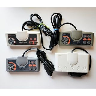 エヌイーシー(NEC)のNEC PCエンジン用コントローラー 3個 マルチタップ PC Engine(その他)