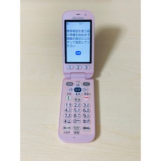 フジツウ(富士通)のらくらくホンベーシック4　docomo　F-01G　ピンク(携帯電話本体)