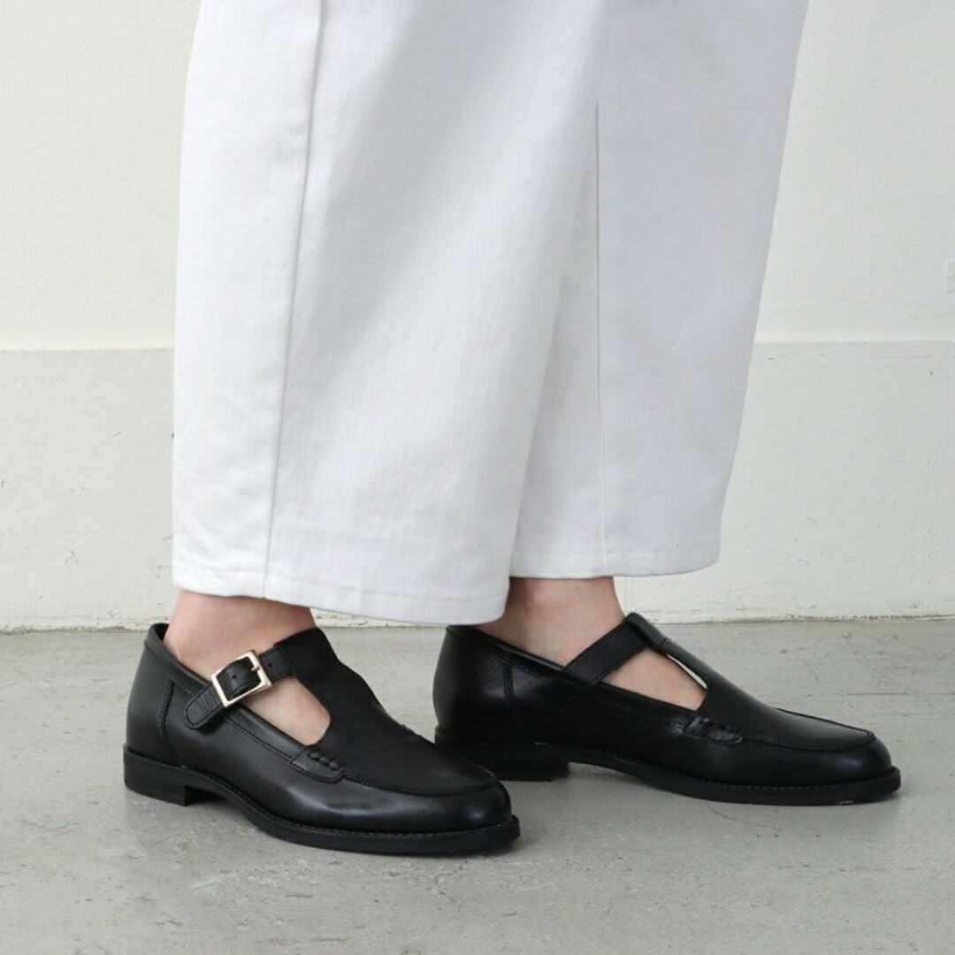 ENESS - ENESS エネス ストラップローファー ベルト レザー 本革の通販