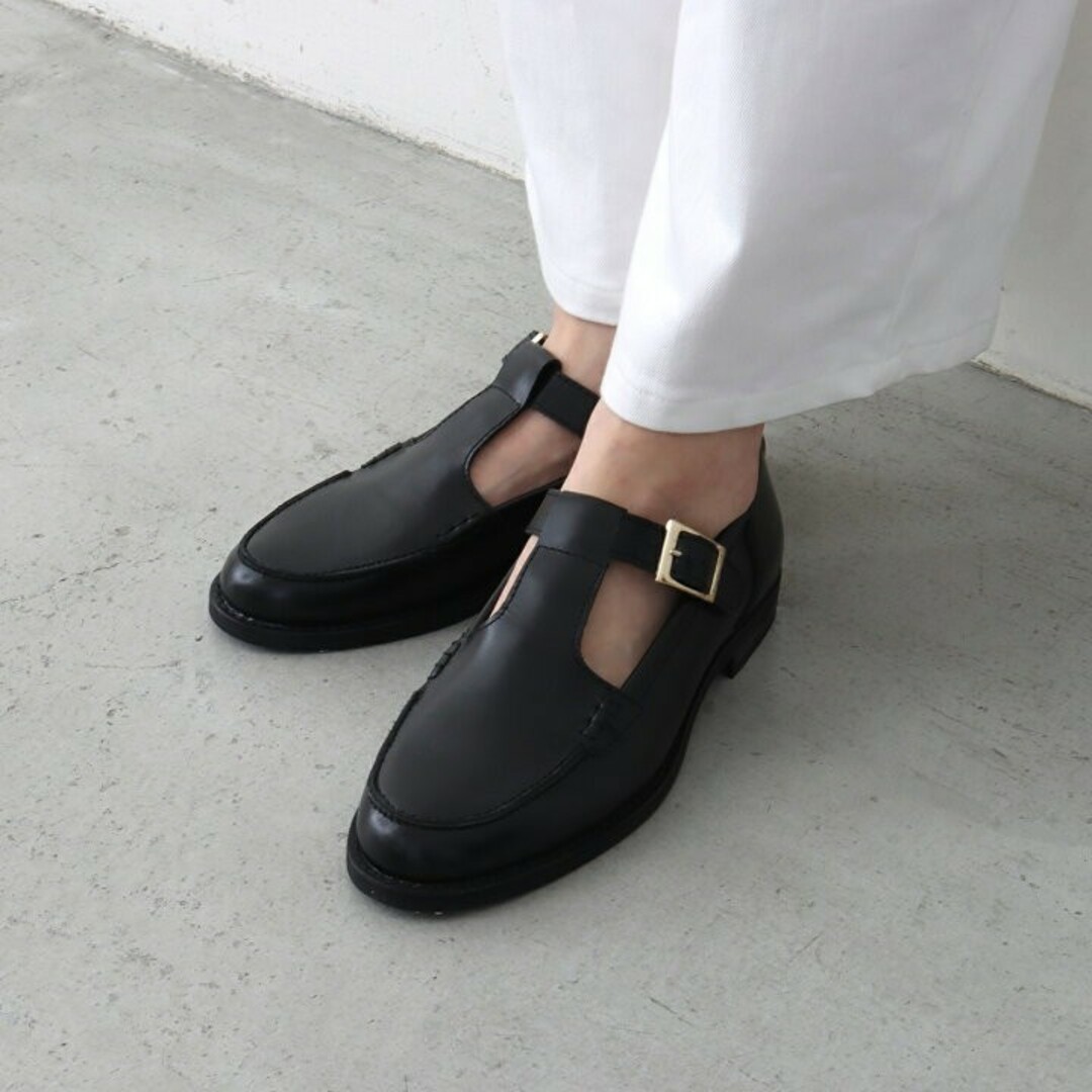 ENESS - ENESS エネス ストラップローファー ベルト レザー 本革の通販