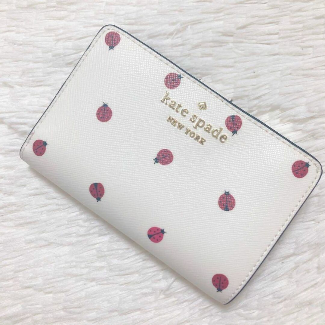 ✨未使用✨kate spade ケイトスペード　2つ折り財布 てんとう虫