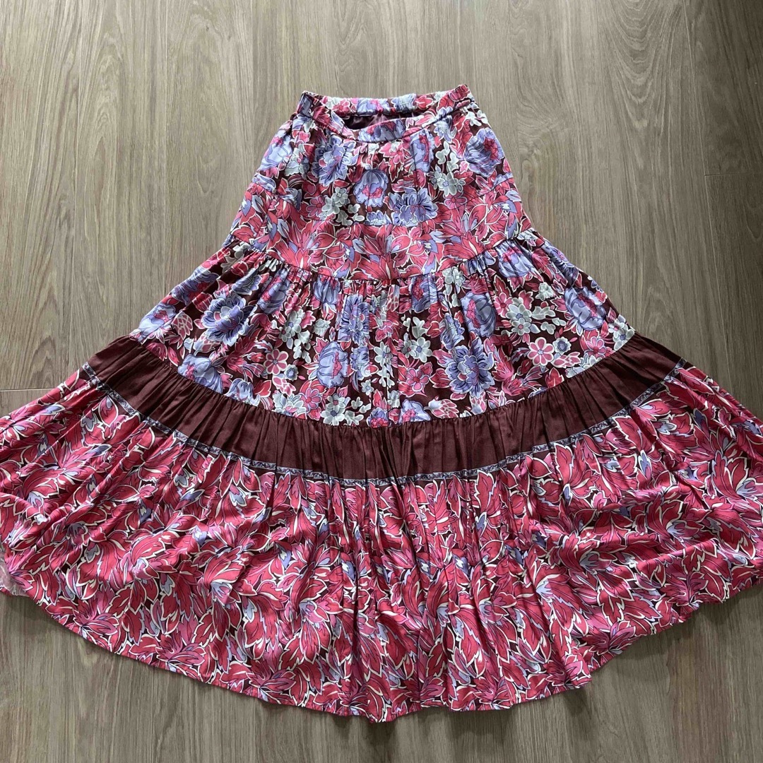 FRAY I.D(フレイアイディー)のフレイアイディ　ロングフレアスカート　サイズ:S レディースのスカート(ロングスカート)の商品写真