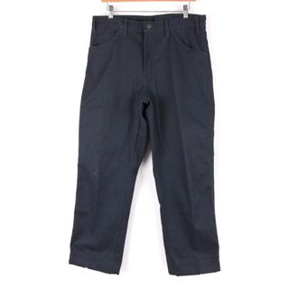 ディッキーズ(Dickies)のディッキーズ ワークパンツ チノパン ボトムス アメリカ古着 メンズ 34×30サイズ ネイビー Dickies(その他)