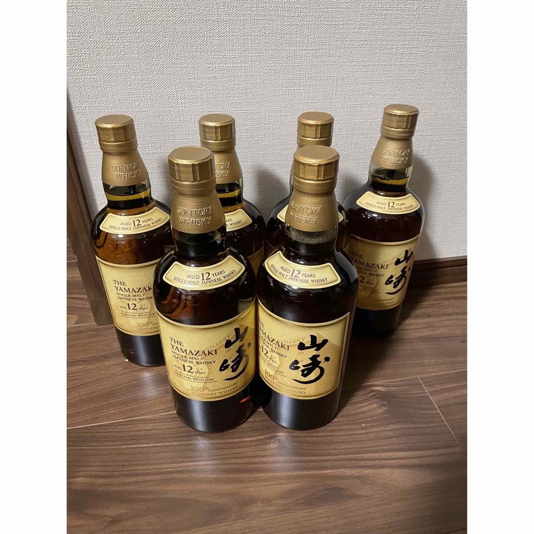 山崎12年 700ml 箱無し 6本 - ウイスキー