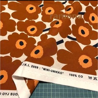 marimekko - ⭐️キープ マリメッコ 生地 ミニウニッコ チェスナット ...