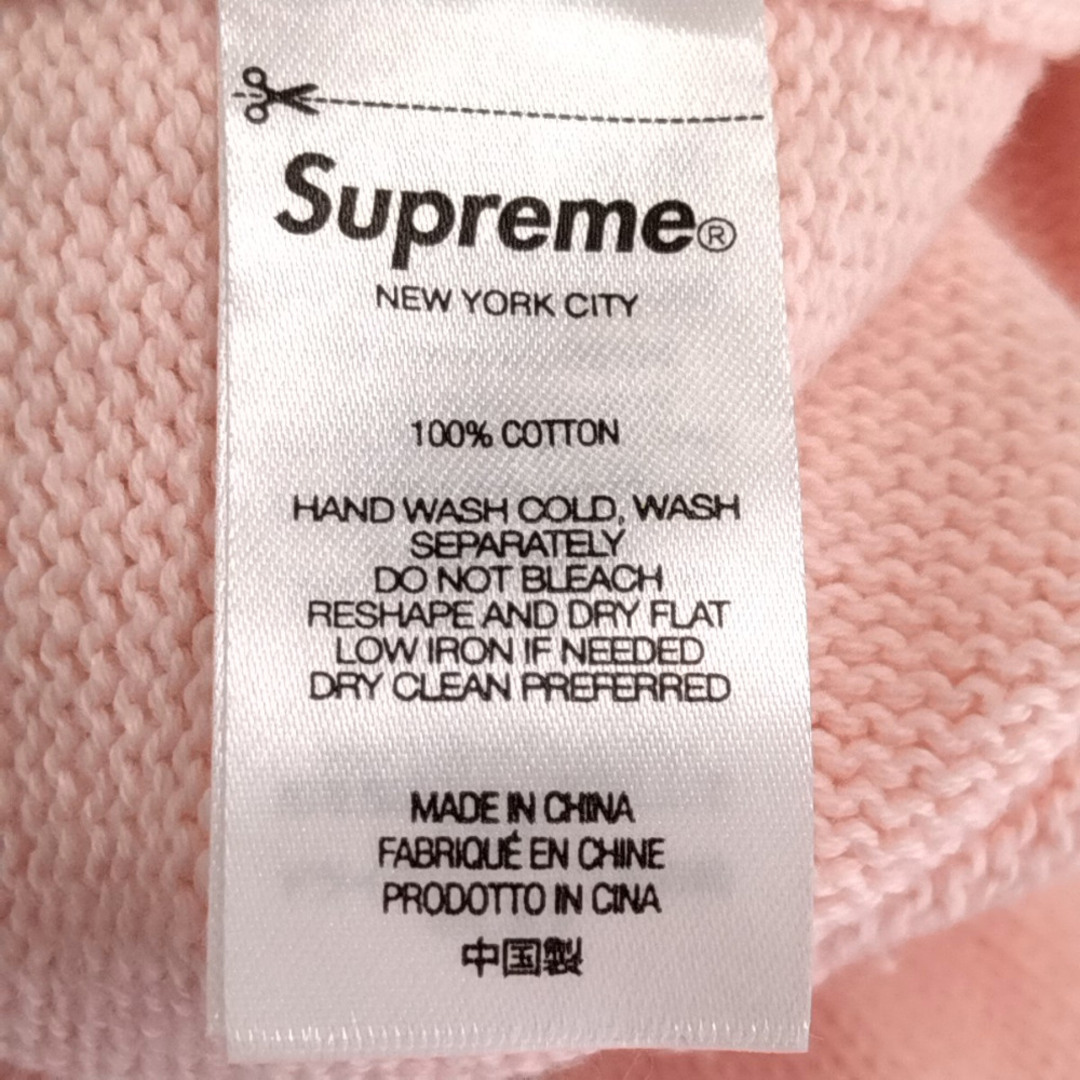 SUPREME シュプリーム 22SS Tonal Paneled Sweater ロゴ刺繍ニット