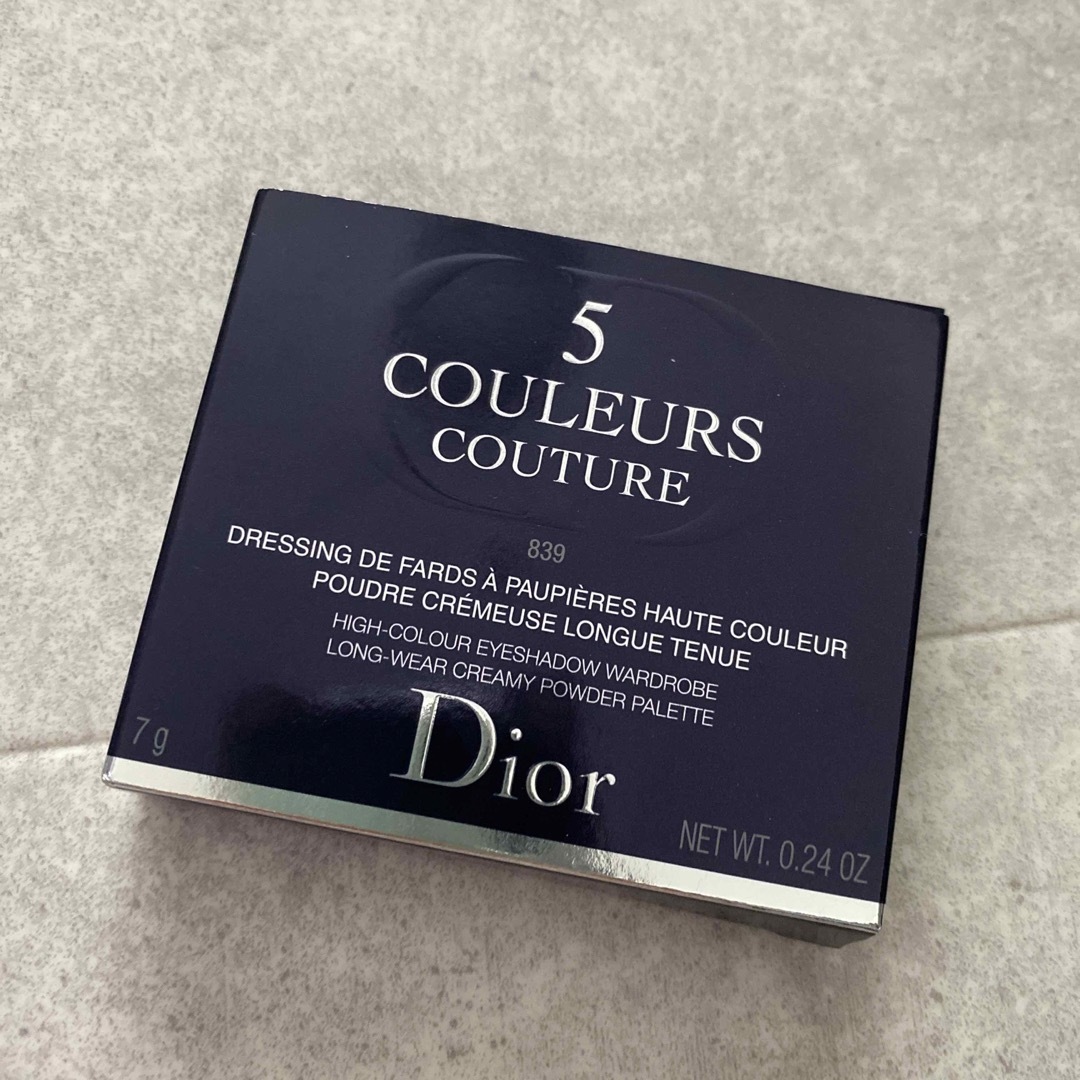 Dior - Dior サンククルールクチュール 839 ポプリン アイシャドウの+