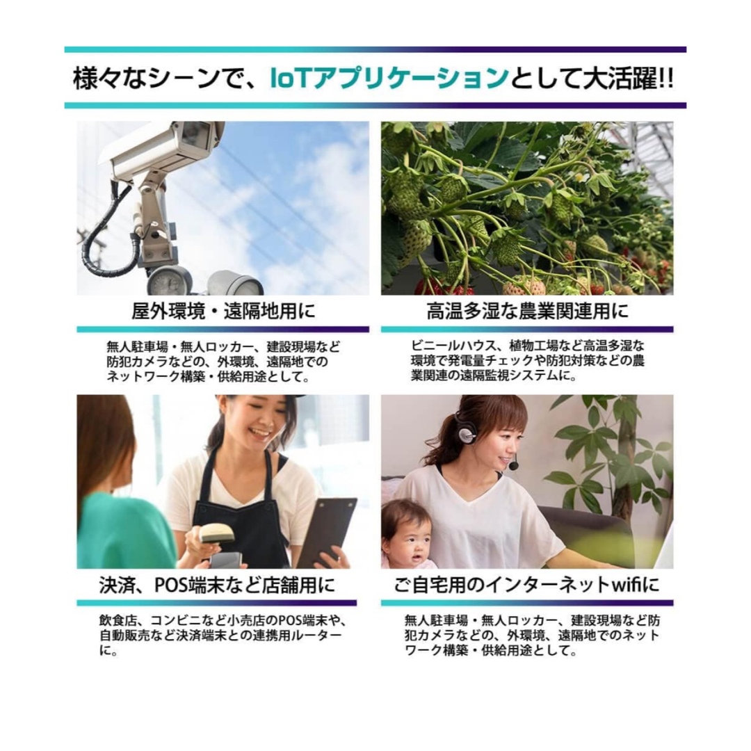 HANCOM TELADIN LTEルーター Wi-Fi機能あり