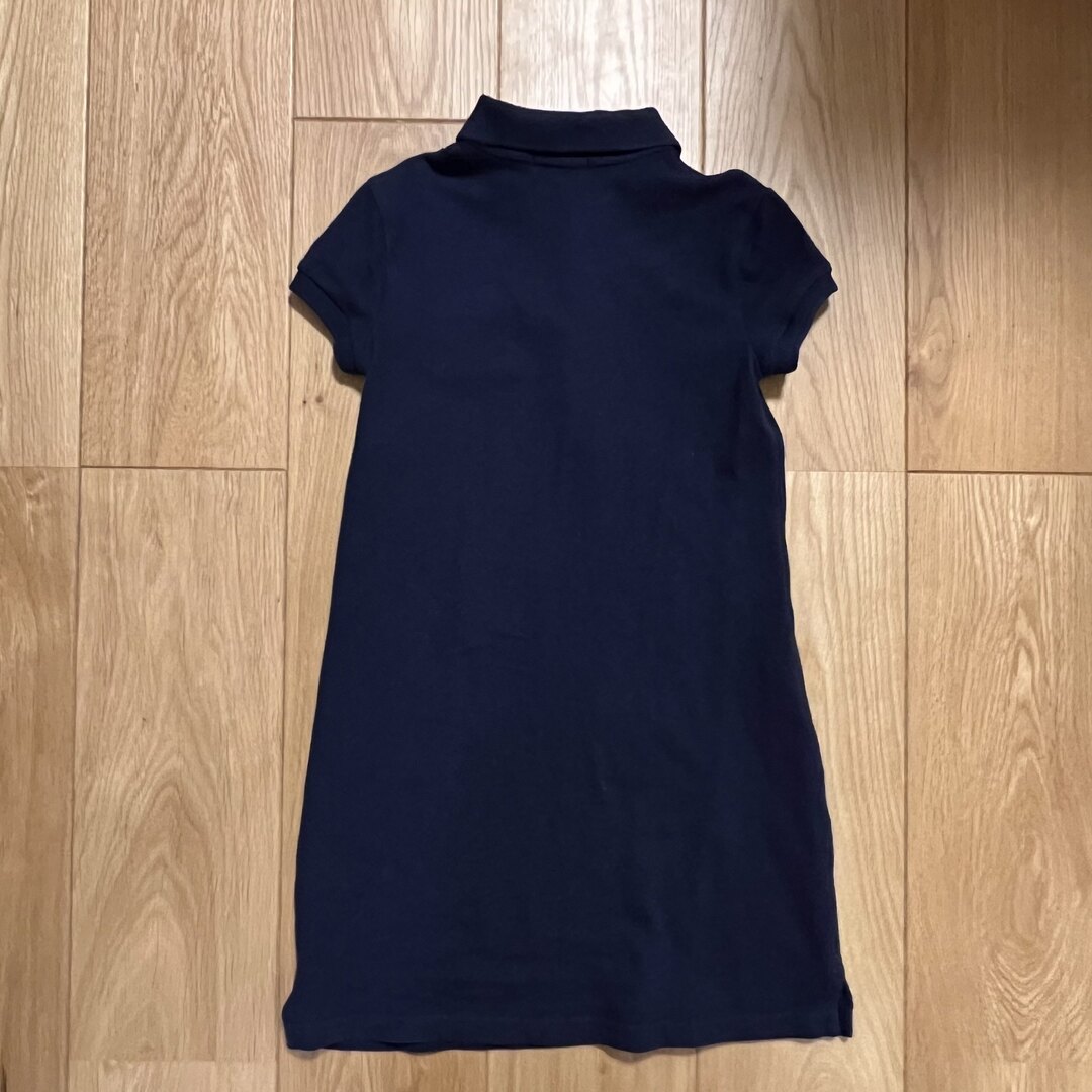 POLO RALPH LAUREN(ポロラルフローレン)のPolo Ralph Laurenストレッチドレス　紺　7歳用 キッズ/ベビー/マタニティのキッズ服女の子用(90cm~)(ワンピース)の商品写真