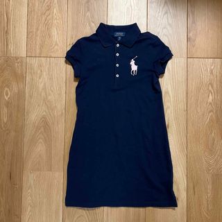 ポロラルフローレン(POLO RALPH LAUREN)のPolo Ralph Laurenストレッチドレス　紺　7歳用(ワンピース)