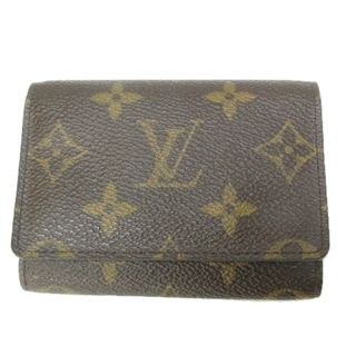 ルイヴィトン(LOUIS VUITTON)のルイヴィトン 美品 モノグラム アンヴェロップカルトドゥヴィジット M63801(名刺入れ/定期入れ)