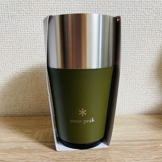 スノーピーク(Snow Peak)のsnow peak サーモタンブラー オリーブグリーン 470ml(タンブラー)