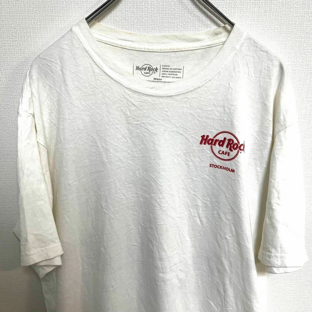 ハードロックカフェ　ストックホルム　Tシャツ　L