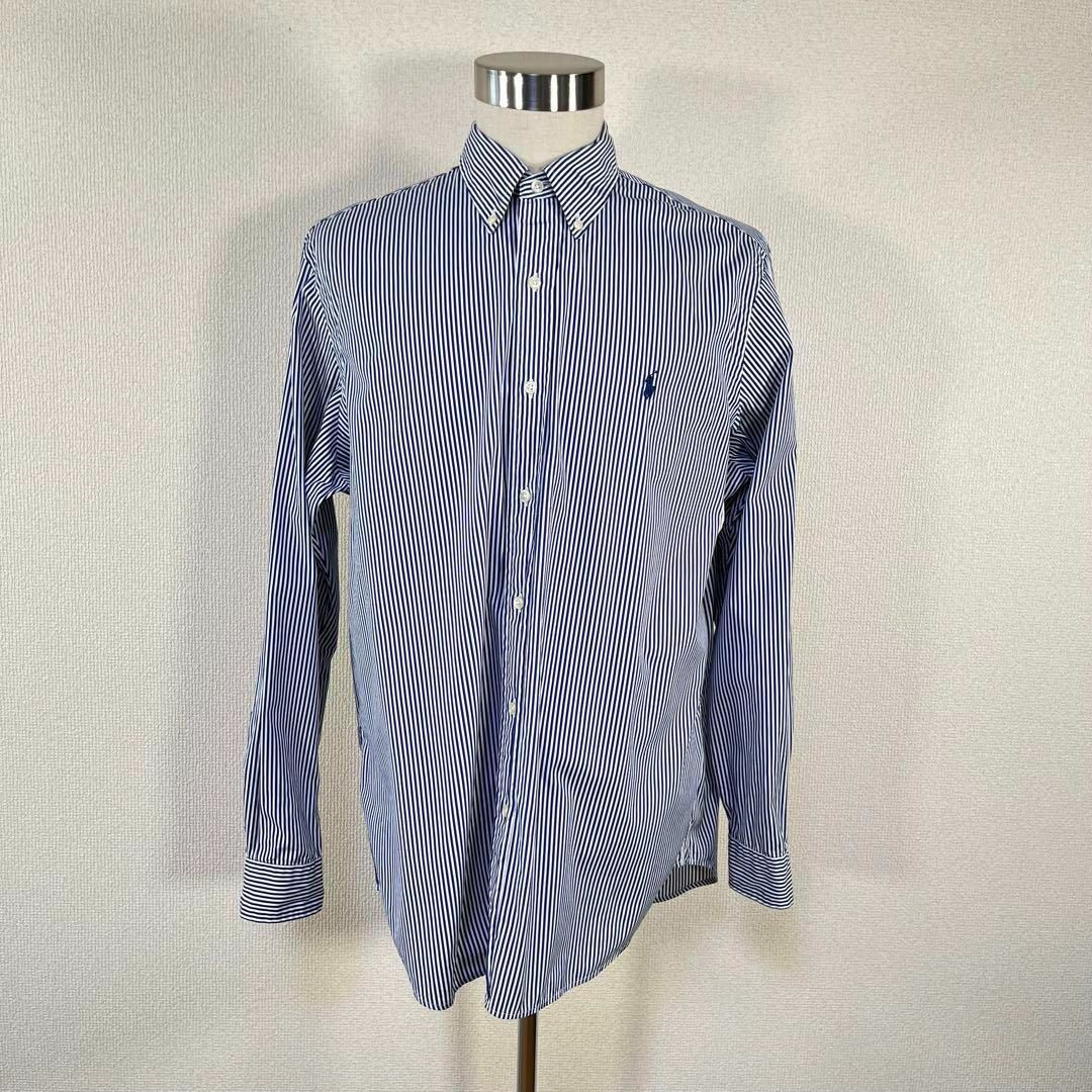 Ralph Lauren - 【美品】ラルフローレン 長袖 シャツ ストライプ柄