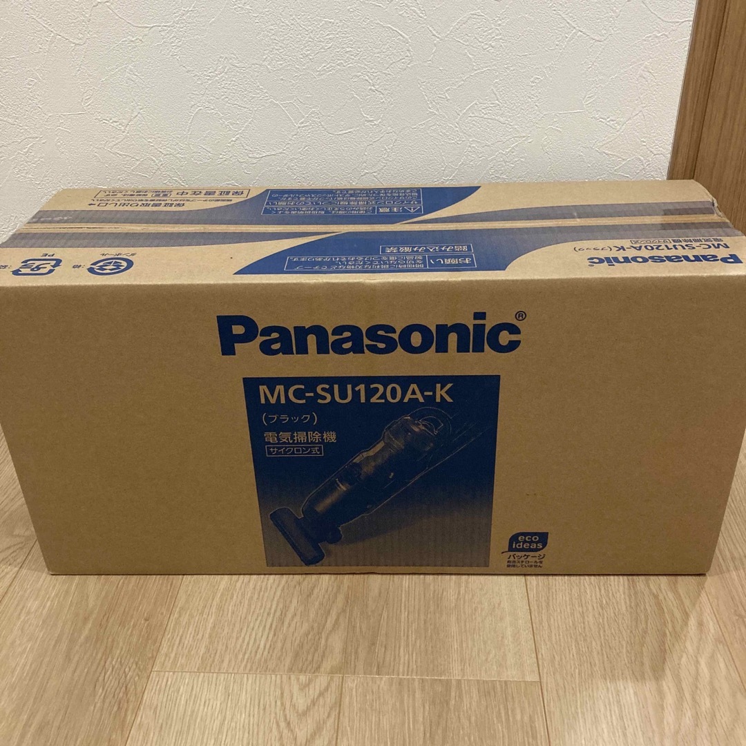 Panasonic スティックタイプ掃除機 MC-SU120A-K （ブラック）
