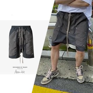 リックオウエンス(Rick Owens)のサルエル　カーゴ　ハーフパンツ　ストリート　韓国　スニーカー　好きに(ショートパンツ)