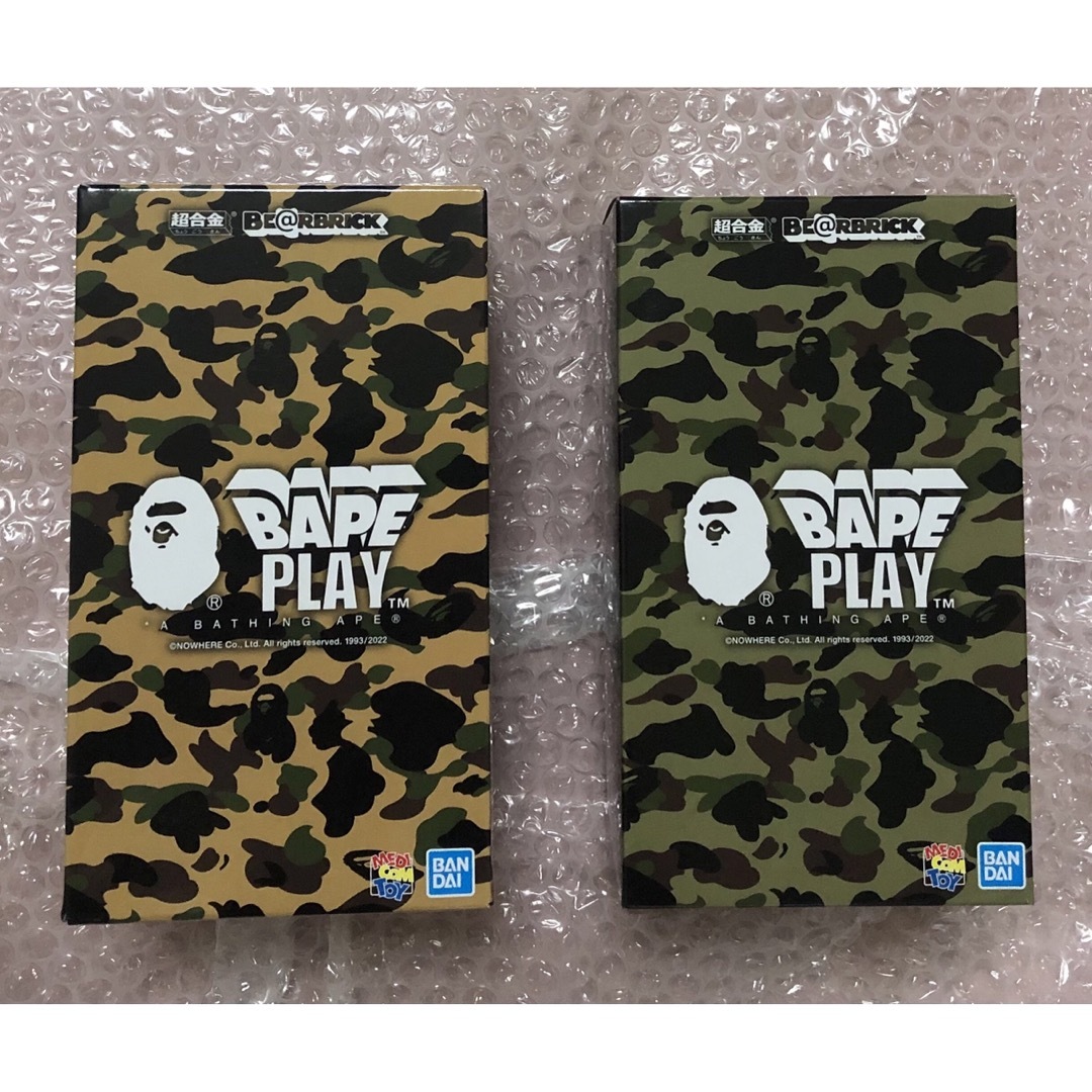 A BATHING APE - エイプ 超合金BE@RBRICK BAPE(R) 1ST CAMO 2色セット