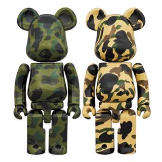 アベイシングエイプ(A BATHING APE)のエイプ 超合金BE@RBRICK BAPE(R) 1ST CAMO 2色セット(その他)