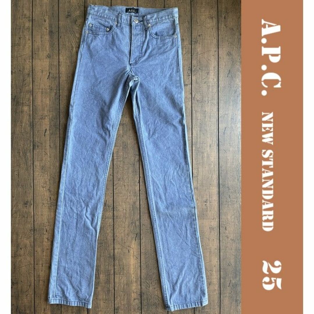 アーペーセー A.P.C パンツ デニムパンツ コットン 無地 ボトムス レディース 25 インディゴブルー約66cmヒップ