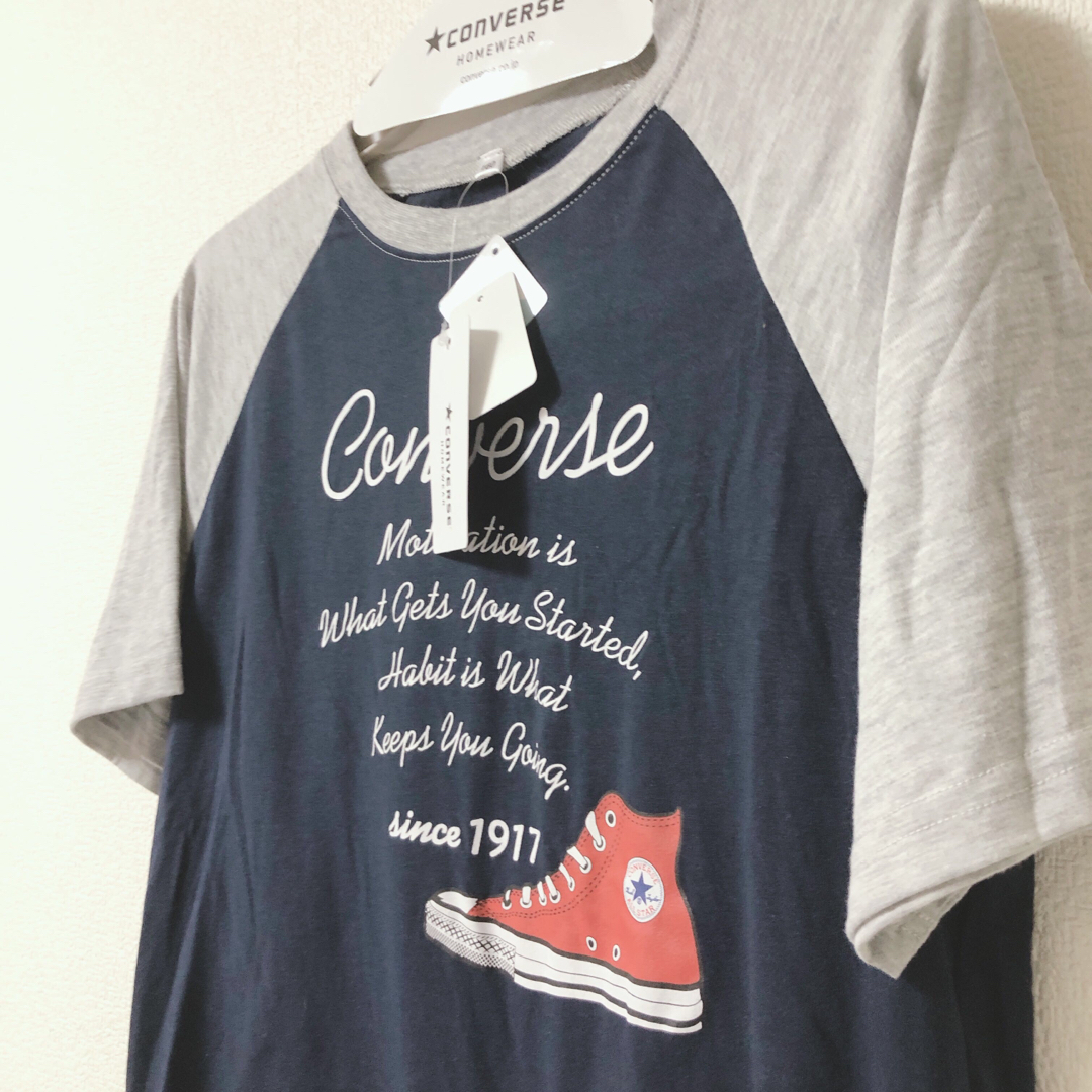 CONVERSE(コンバース)の新品　160  パジャマ　半袖　Tシャツ　パンツ　ハーフパンツ　コンバース キッズ/ベビー/マタニティのキッズ服男の子用(90cm~)(パジャマ)の商品写真