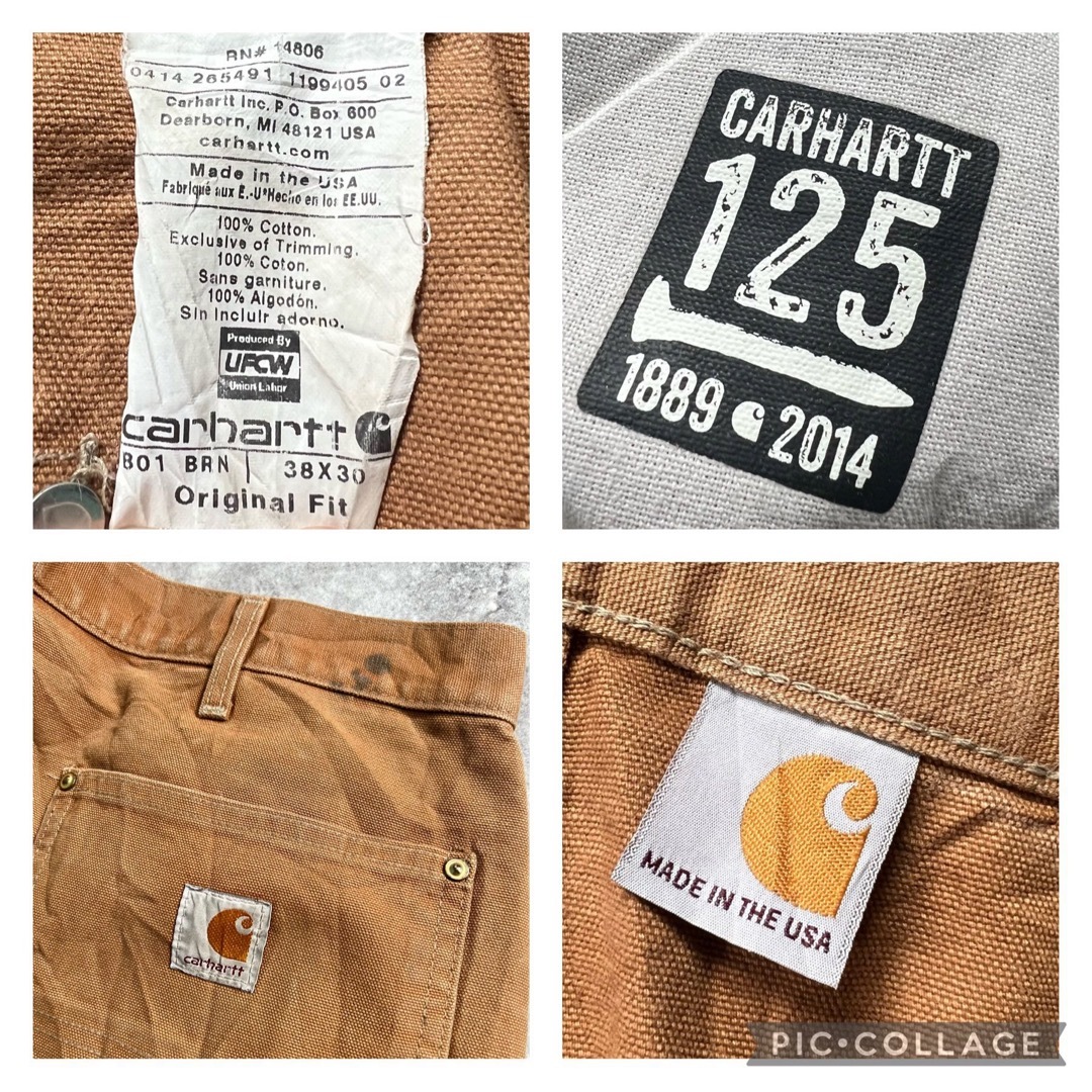 Carhartt/ダブルニーパンツ/リアルダメージ/125周年 USA製-