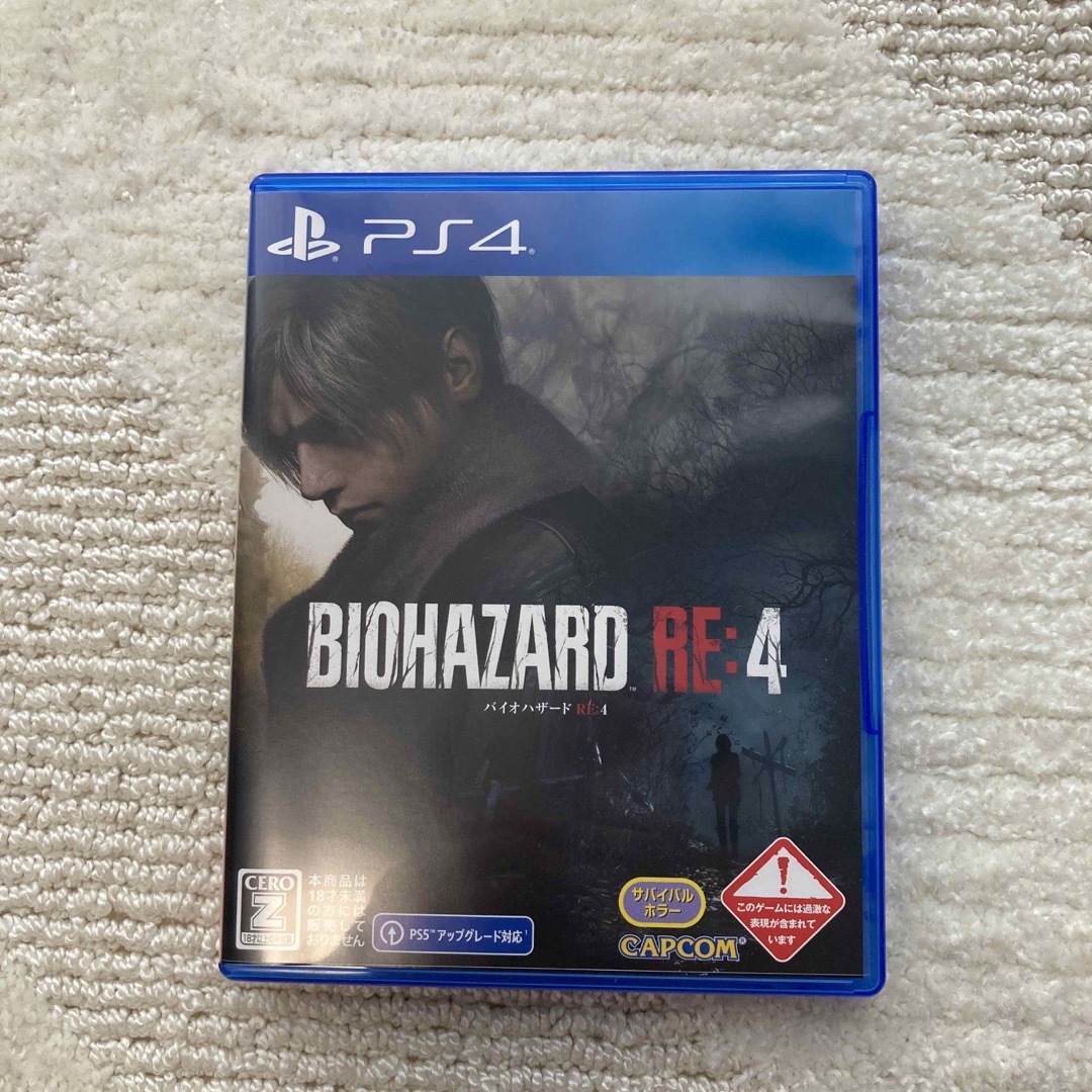 CAPCOM(カプコン)のバイオハザード RE：4 PS4 エンタメ/ホビーのゲームソフト/ゲーム機本体(家庭用ゲームソフト)の商品写真