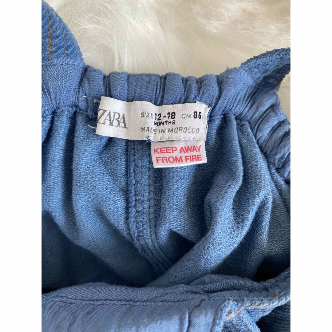 ZARA KIDS(ザラキッズ)のZARA kids ジャンパースカート キッズ/ベビー/マタニティのベビー服(~85cm)(ロンパース)の商品写真