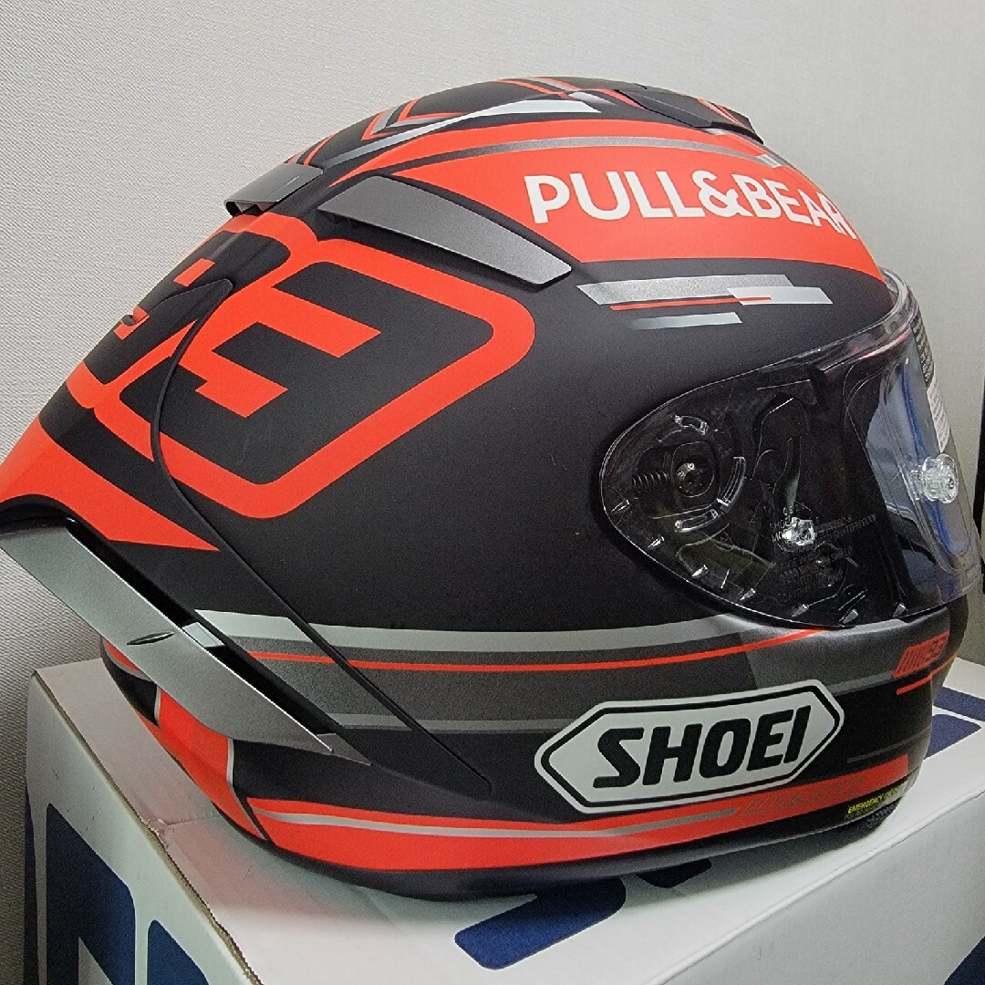 SHOEI(ショウエイ)のSHOEI X-Fourteen MARQUEZ BLACK CONCEPT 自動車/バイクのバイク(装備/装具)の商品写真