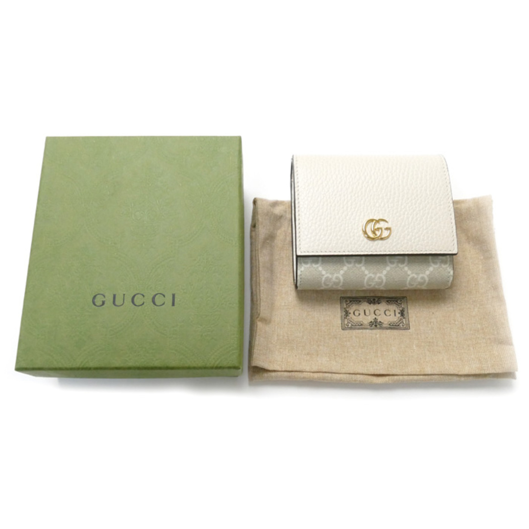 Gucci - GUCCI グッチ GGスプリーム ダブルG ウォレット 二つ折り財布