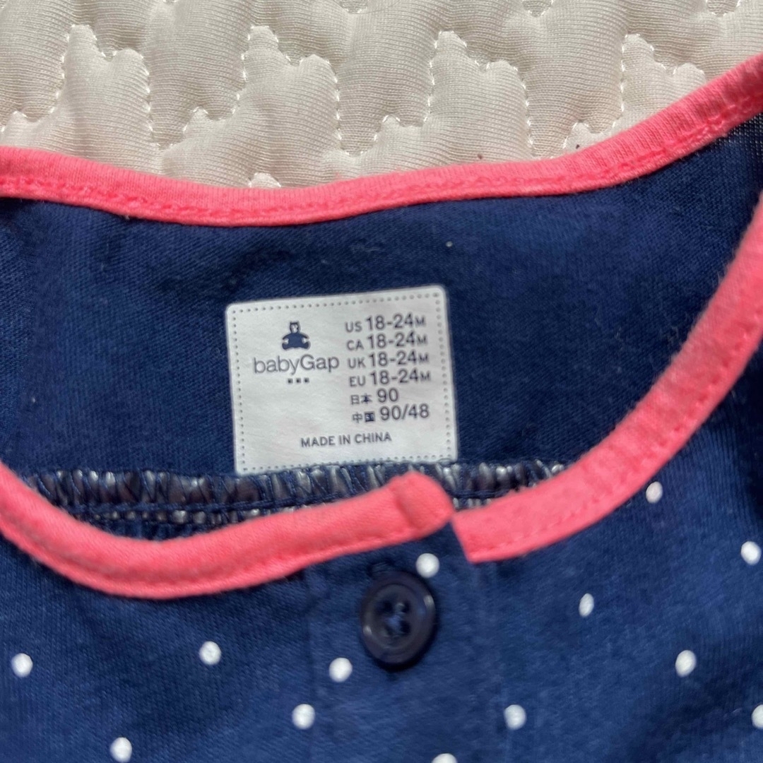 babyGAP(ベビーギャップ)のbaby GAP サロペット　オールインワン　90 キッズ/ベビー/マタニティのキッズ服女の子用(90cm~)(その他)の商品写真