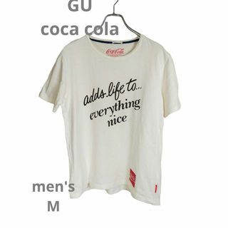 ジーユー(GU)のGU coca cola プリントTシャツ　メンズMサイズ(Tシャツ/カットソー(半袖/袖なし))