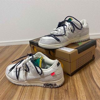 オフホワイト(OFF-WHITE)のNIKE ダンクlow  off-white lot20(スニーカー)