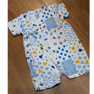 ミキハウス(mikihouse)の甚平風カバーオール 70〜80cm(甚平/浴衣)