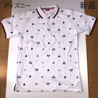 ディズニー(Disney)の新品ディズニーLサイズ　ミッキー柄Tシャツ(Tシャツ/カットソー(半袖/袖なし))