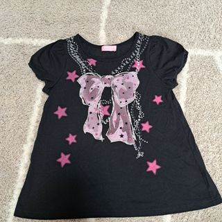 早い者勝ち◆メゾピアノジュニア 長袖Tシャツ&千鳥格子柄プリーツスカートセット